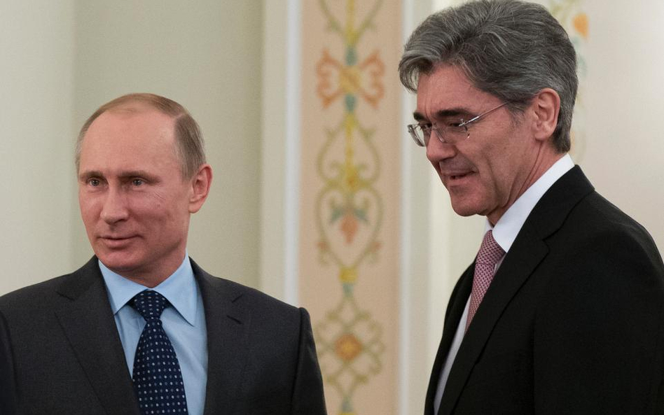 Prezes Siemensa - Joe Kaeser u Władimira Putina