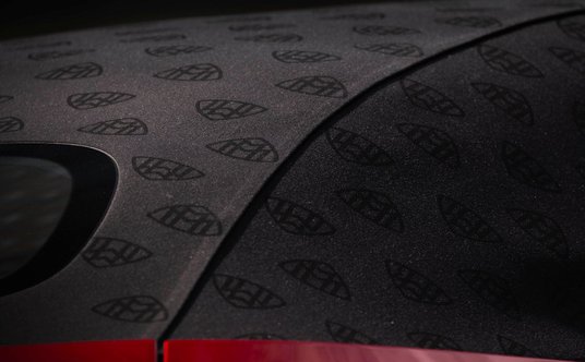 Logotypy Maybacha są wszędzie. Tu na dachu...