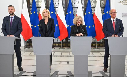 Sekretarz stanu w Kancelarii Prezesa Rady Ministrów Katarzyna Kotula, posłanka PSL Urszula Pasławska