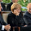 Od lewej: Donald Tusk, Angela Merkel, Władimir Putin