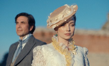Kamila Urzędowska (Łęcka) i Marcin Dorociński (Wokulski) w filmie Macieja Kawalskiego.„Lalka” w kina