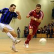 Błażej Korczyński, obecnie asystent trenera reprezentacji Polski w futsalu. Na zdjęciu po prawej str