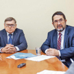 Prof. Jerzy Woźnicki, prezes Fundacji Rektorów Polskich i Piotr Dmochowski-Lipski, prezes PCG Polska