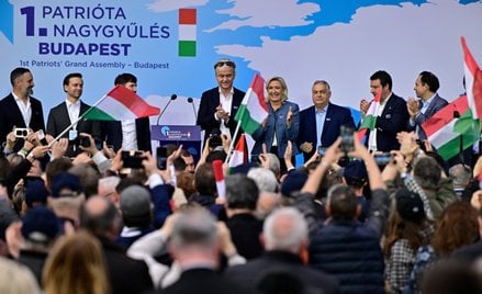 Przywódcy całej prorosyjskiej skrajnej prawicy Europy zjechali do węgierskiej stolicy, aby ratować p