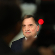 Minister sprawiedliwości, prokurator generalny Zbigniew Ziobro podczas konferencji prasowej w Sejmie