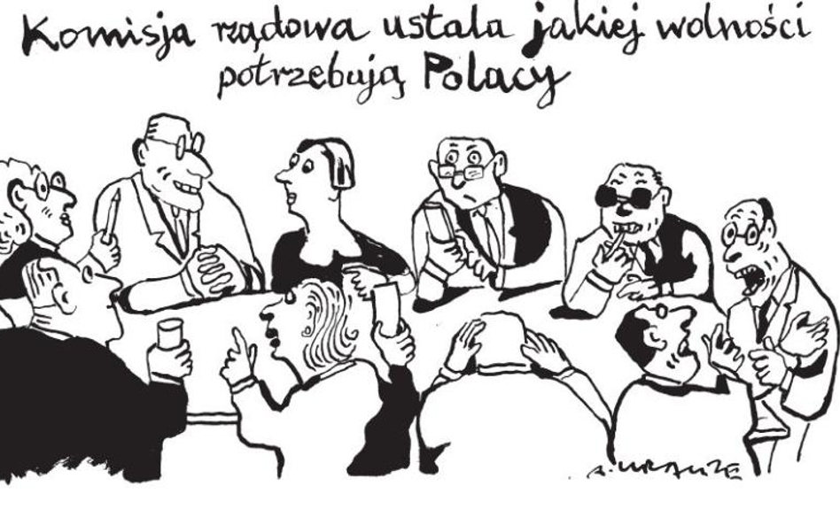 Komentarz rysunkowy. Jakiej wolności potrzebują Polacy