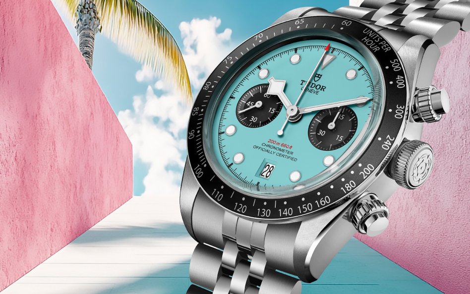 Tudor Black Bay Chrono „Flamingo Blue” to pierwsza tegoroczna premiera marki Tudor.