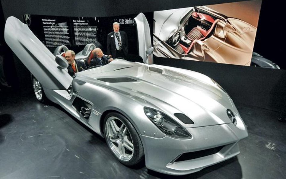 Legenda Formuły 1 Stirling Moss zachwala zalety najnowszego mercedesa SLR