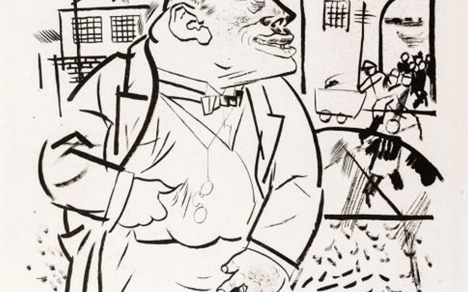 George Grosz, „Boss” (1922): nie sposób polubić kapitalizmu