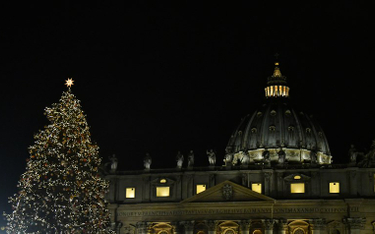 Watykan: Na polskiej choince zapalono świąteczne lampki