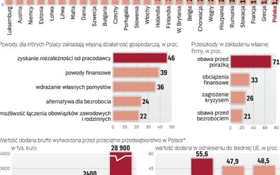 Mikrofirmy nie chcą rosnąć. Mamy najsłabszy sektor MŚP w Unii Europejskiej