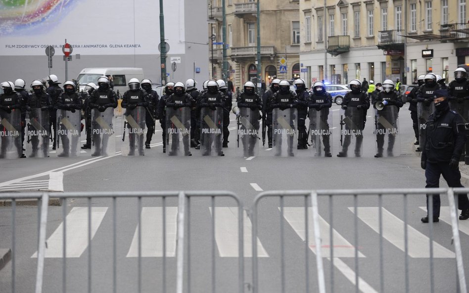 Marsz niepodległości w Warszawie