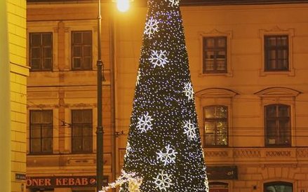 Jedna z lubelskich choinek