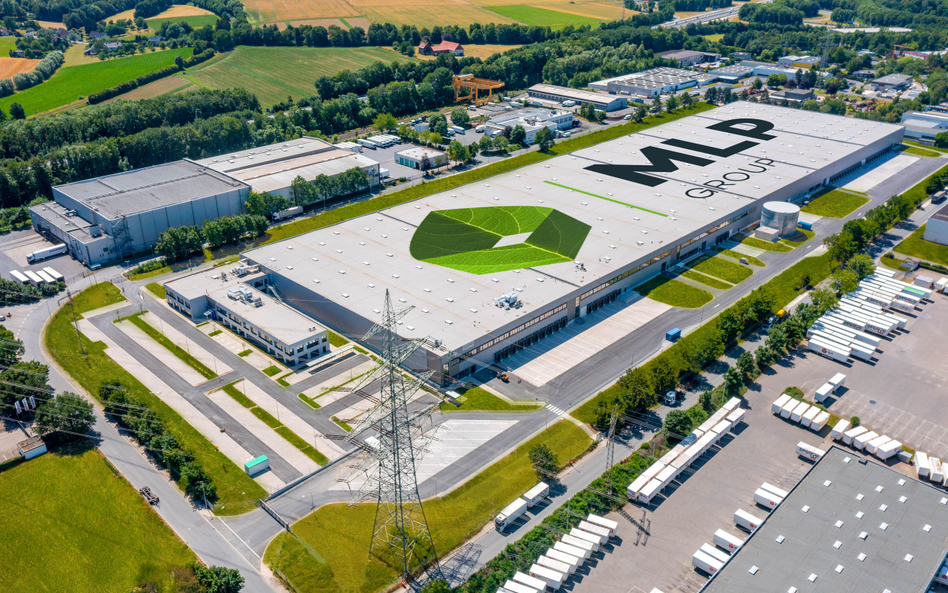 Park magazynowy MLP Group w Niemczech.