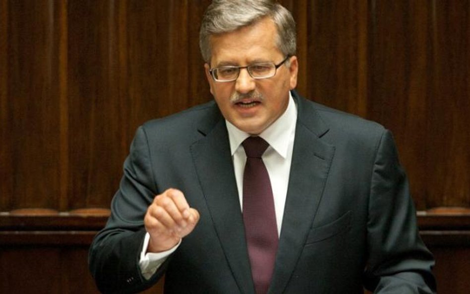 Jeśli posłowie nie wypracują kompromisu w sprawie związków partnerskich, Bronisław Komorowski skieru