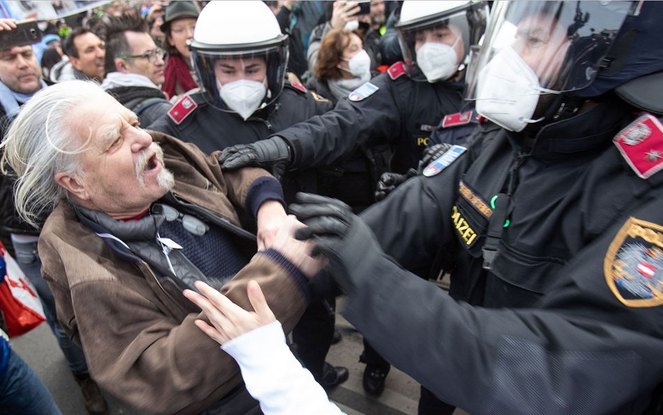 Niedzielny protest w Wiedniu