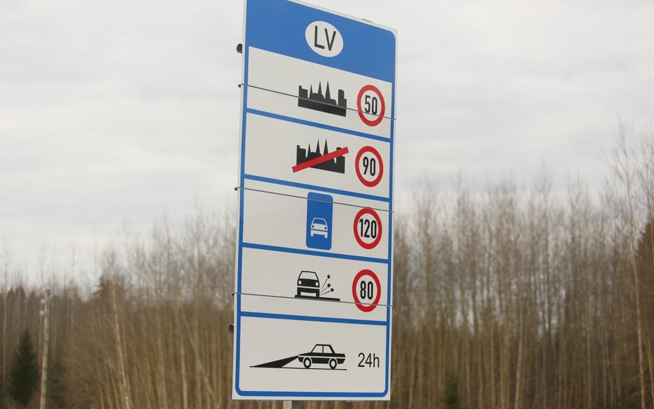 Granica Łotwy (zdjęcie ilustracyjne)