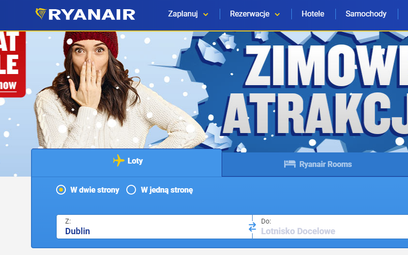 Ryanair zamyka swoją stronę internetową na jedną noc