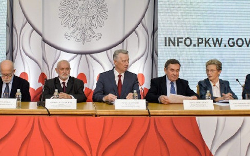 Wyniki wyborów samorządowych - konferencja PKW