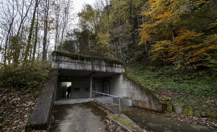 Bunkier z czasów zimnej wojny w Alpach