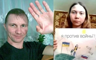 Rosja: Córka pokazała antywojenny rysunek. Ojciec skazany na dwa lata kolonii karnej