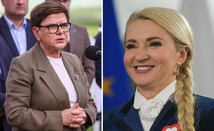 Beata Szydło i Marta Wcisło