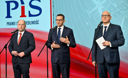 Adam Bielan, Mateusz Morawiecki i Joachim Brudziński