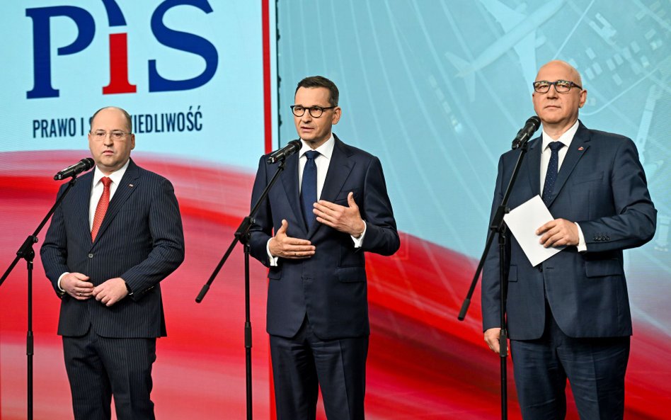 Adam Bielan, Mateusz Morawiecki i Joachim Brudziński