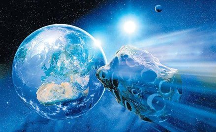 Asteroida zmierzająca w kierunku Ziemi. Niewielka skała odkryta została w 2008 roku. Meteoryt odnale