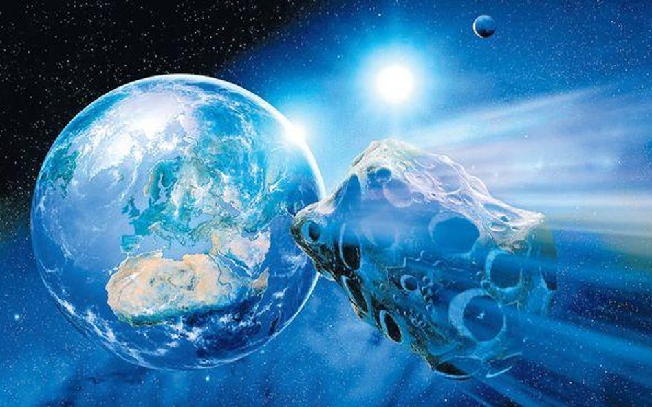 Asteroida zmierzająca w kierunku Ziemi. Niewielka skała odkryta została w 2008 roku. Meteoryt odnale