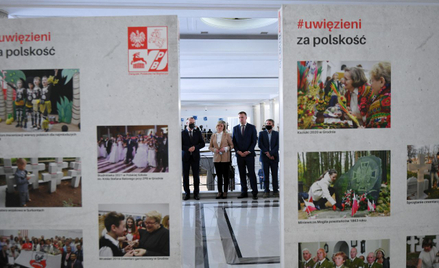 Sejm. Otwarcie wystawy „Uwięzieni za Polskość” zorganizowanej w rocznicę  aresztowania Andżeliki Bor
