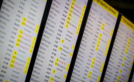 Odwołano do południa 450 samolotów