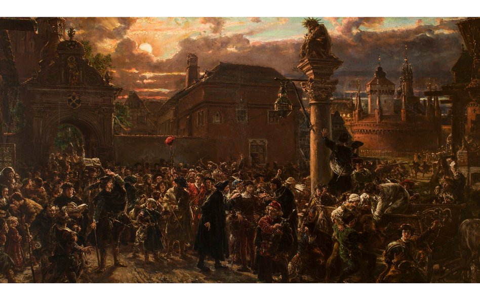 „Wyjście żaków z Krakowa w roku 1549” – obraz olejny namalowany przez Jana Matejkę jesienią 1892 rok