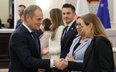 Donald Tusk i Katarzyna Pełczyńska-Nałęcz