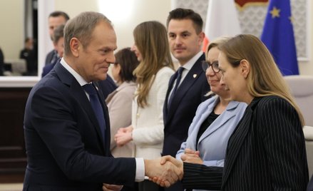 Donald Tusk i Katarzyna Pełczyńska-Nałęcz