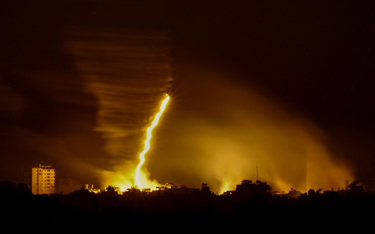 Izrael w nocy bombardował Strefę Gazy