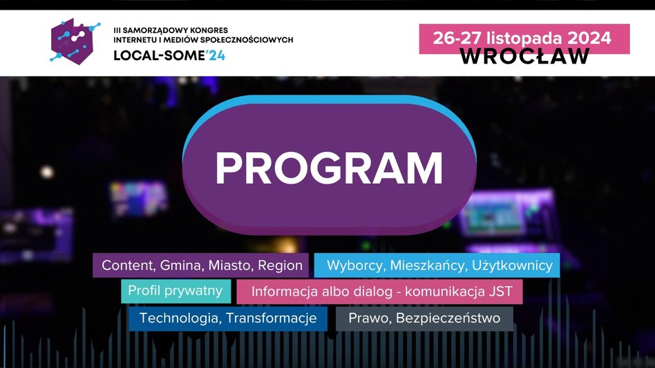 Local SoMe’24 – ogłaszamy program i zapraszamy do rejestracji!