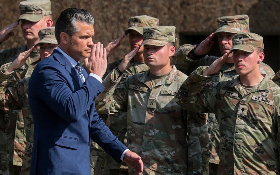 Pete Hegseth, sekretarz wojny