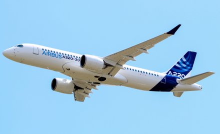 Airbus A220 to regionalny odrzutowiec który, w zależności od wariantu, może pomieścić od 100 do 160 