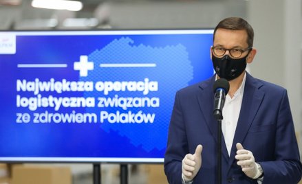 Mateusz Morawiecki podczas wizyty w Hurtowni Farmaceutycznej Urtica i Pharmalink w Łodzi