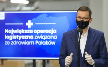Mateusz Morawiecki podczas wizyty w Hurtowni Farmaceutycznej Urtica i Pharmalink w Łodzi