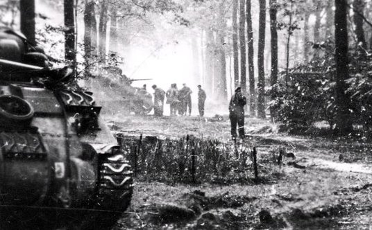 1. Dywizja Pancerna gen. Maczka w Holandii, październik 1944 r.