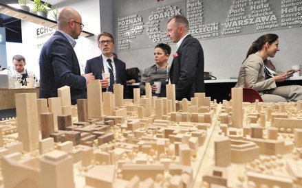 Stoisko rodziny Griffin Real Estate, w której skład wchodzą m.in. notowany w Warszawie deweloper Ech