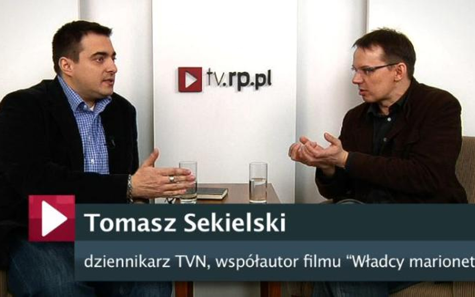 Tomasz Sekielski i Igor Janke w studiu tv.rp.pl