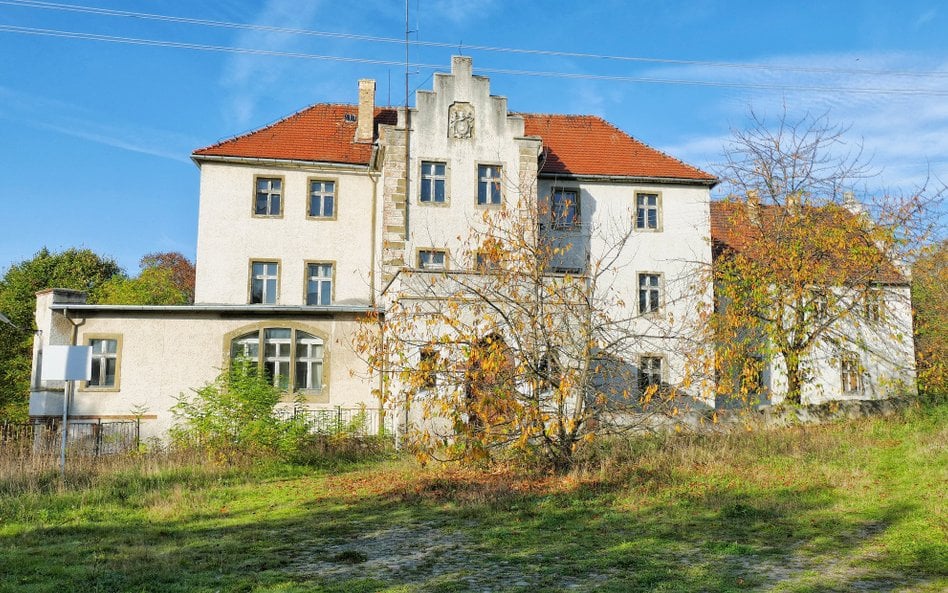 Historia pałacu w Dłużku w gminie Lubsko w woj. lubuskim sięga XVII wieku