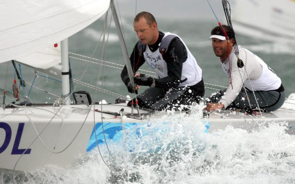 Mateusz Kusznierewicz (z prawej) i Dominik Życki – medalowa nadzieja na pożegnanie klasy Star