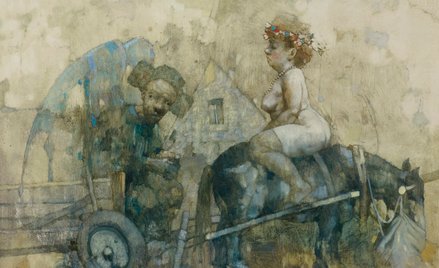 Typowy motyw z obrazów Dudy-Gracza.