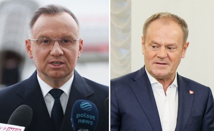 Andrzej Duda i Donald Tusk