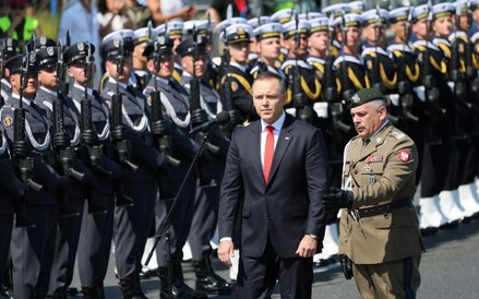 Prezydent RP Karol Nawrocki i szef sztabu gen. Wiesław Kukuła