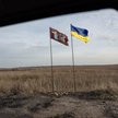 Ukraińska flaga w obwodzie donieckim, 2 stycznia 2023